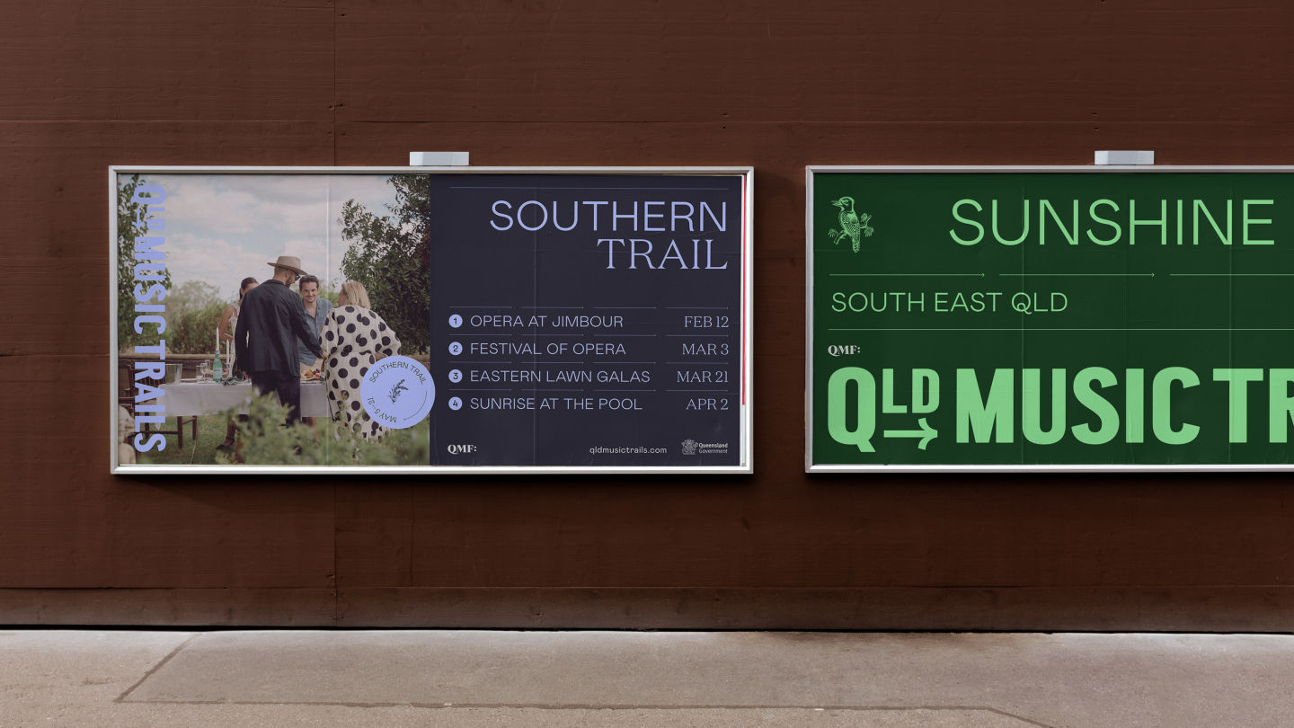 Example of the design system we created for Trails, with different styles for different layers of the brand.