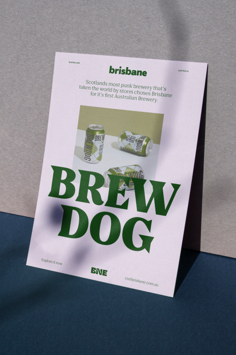 Contemporary graphic design for the Brisbane brand identity