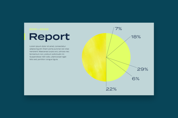 Presentation design template